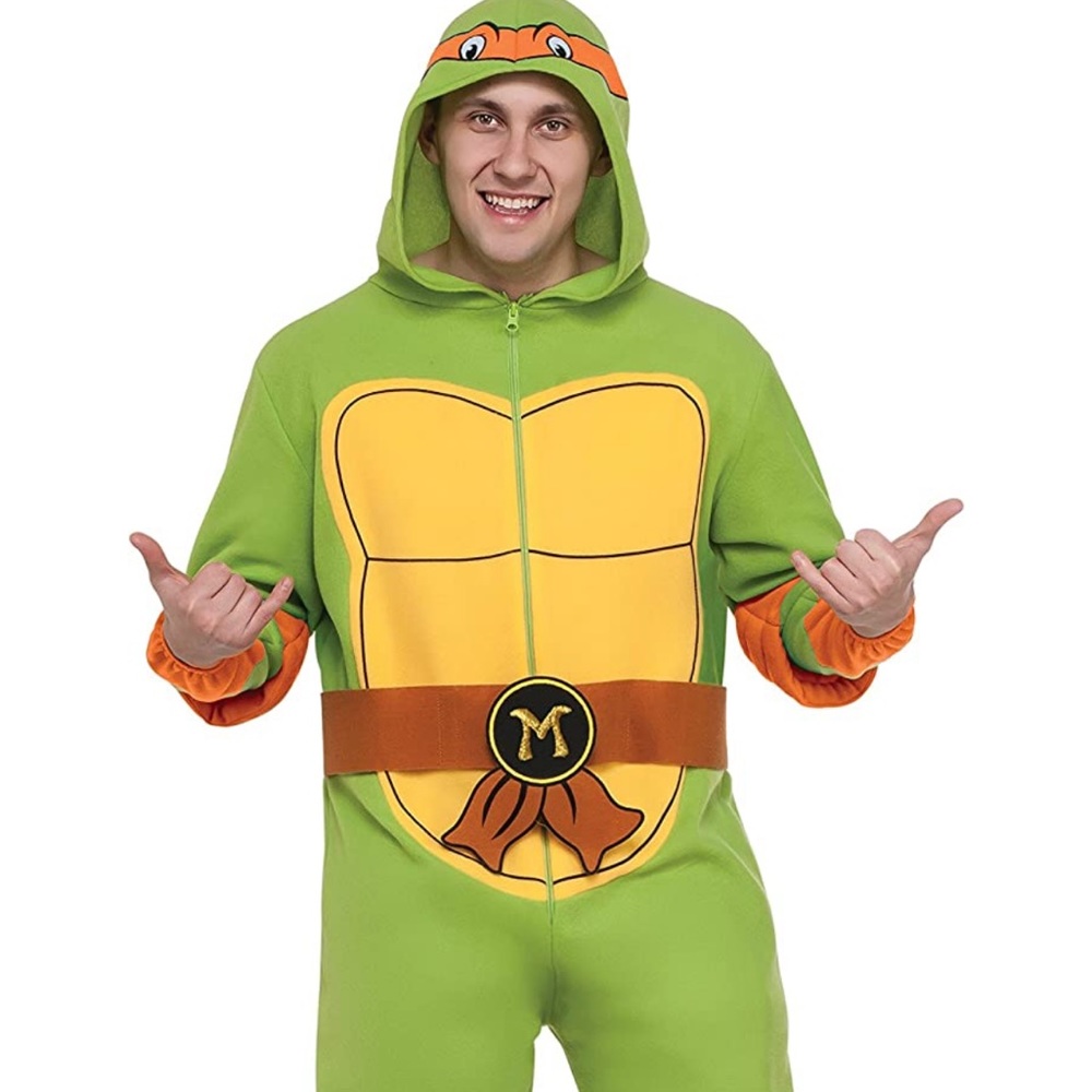 NWT; TMNT adult large onesie outfit Mikey